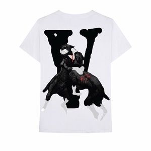 VLONE X CITY MORGUE BLACK DOGS T-SHIRT - WHITE L